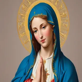 virgin mary clip art