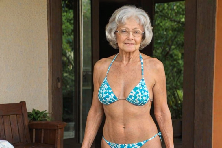 granny micro bikini