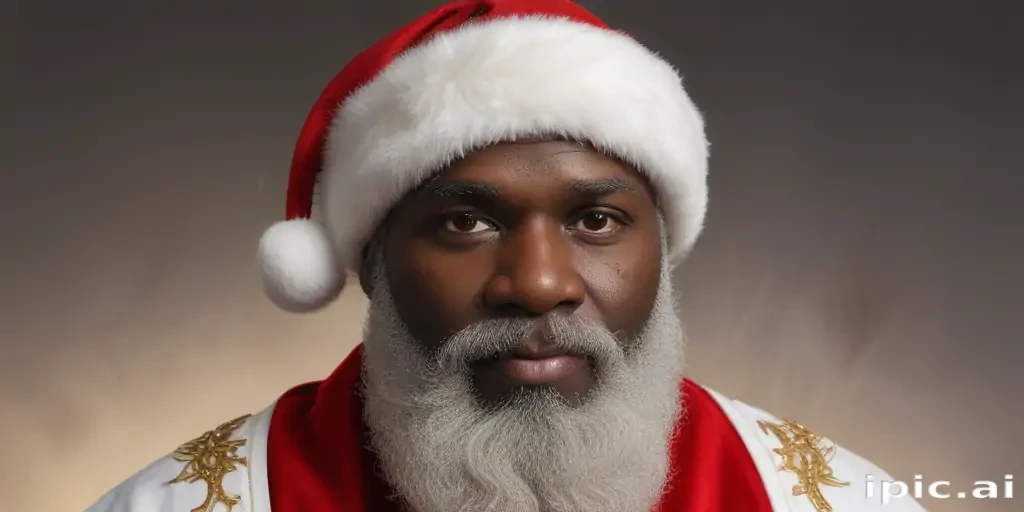black santa png