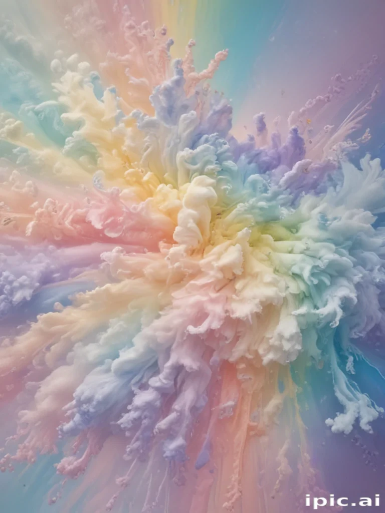 rainbow pastel
