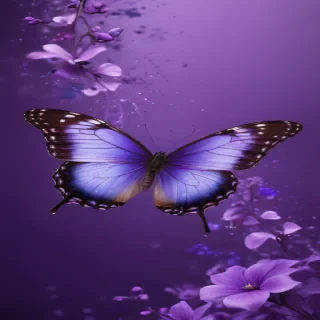 butterfly purple background