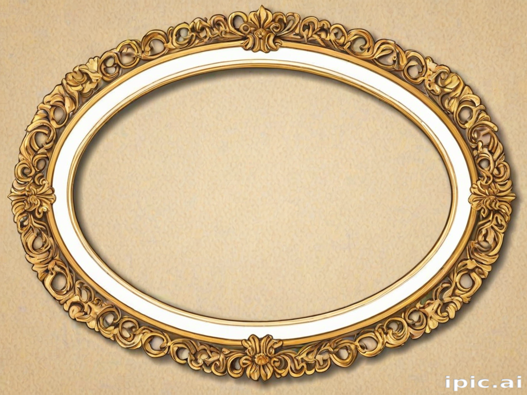 oval frame clipart