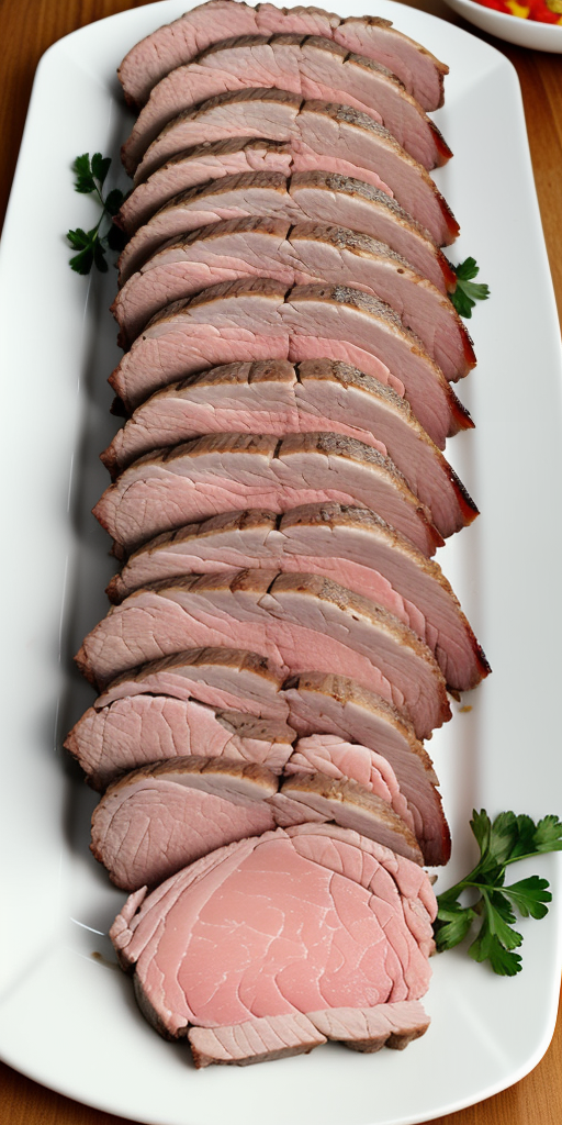thick slice of pork or lamb
