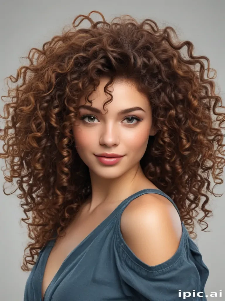 curly hair png