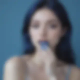 blue aesthetic photos
