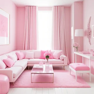 pink and white aesthetic