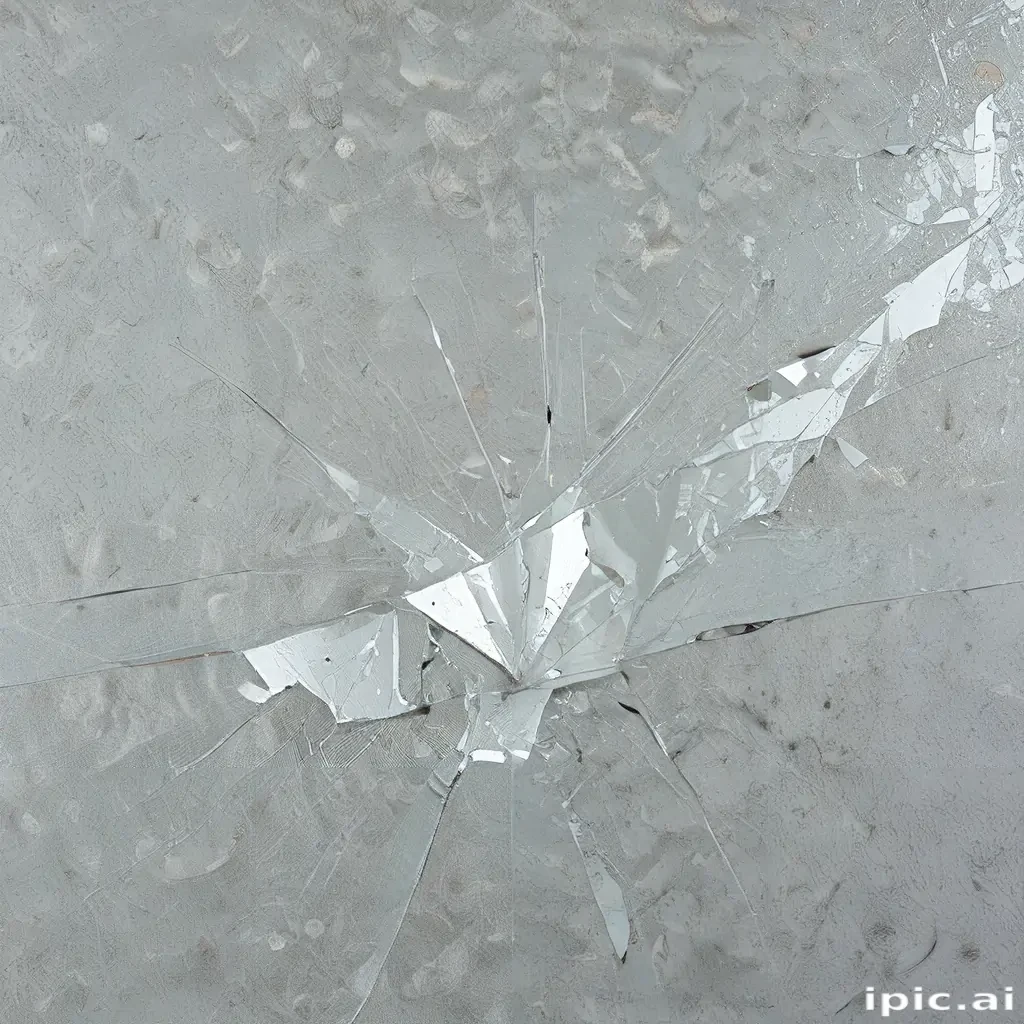 broken glass overlay