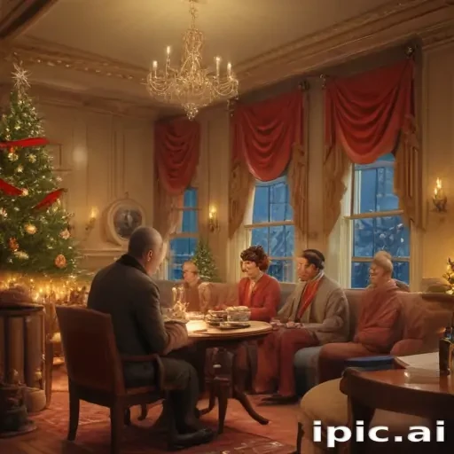 vintage christmas illustration
