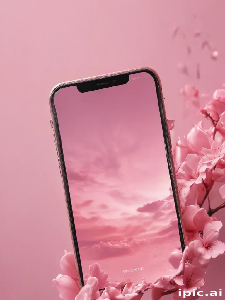 pink aesthetic phone wallpaper