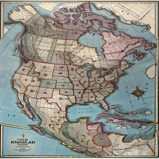 map of the united states of america