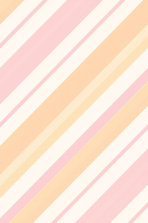 create a pattern with diagonal stripes in varying widths and colors including shades of pink, orange, yellow, and lavender on a light background
