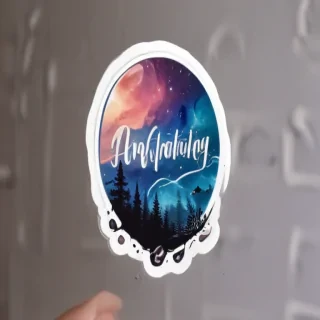 transparent aesthetic sticker