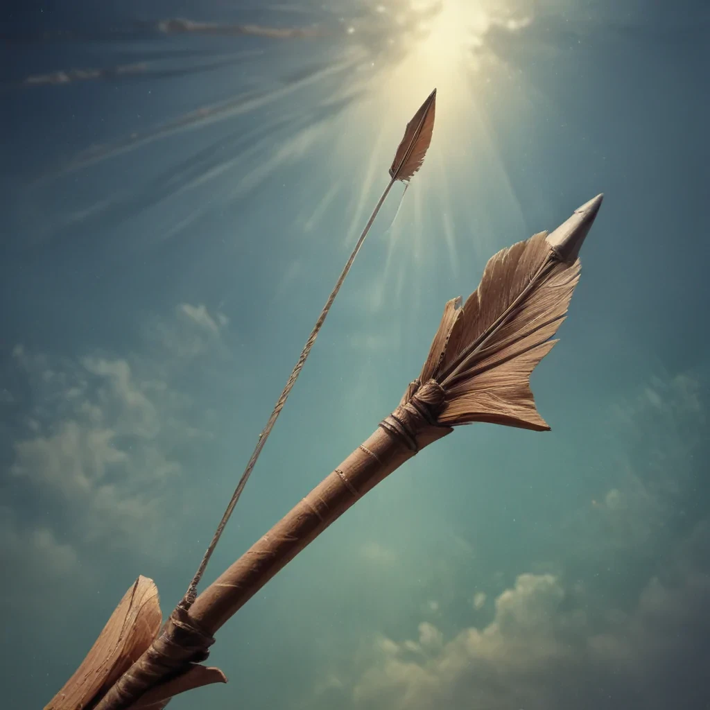 drawn arrow