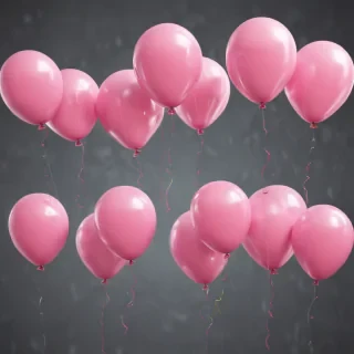 pink balloons png