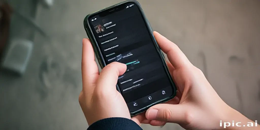 person holding phone