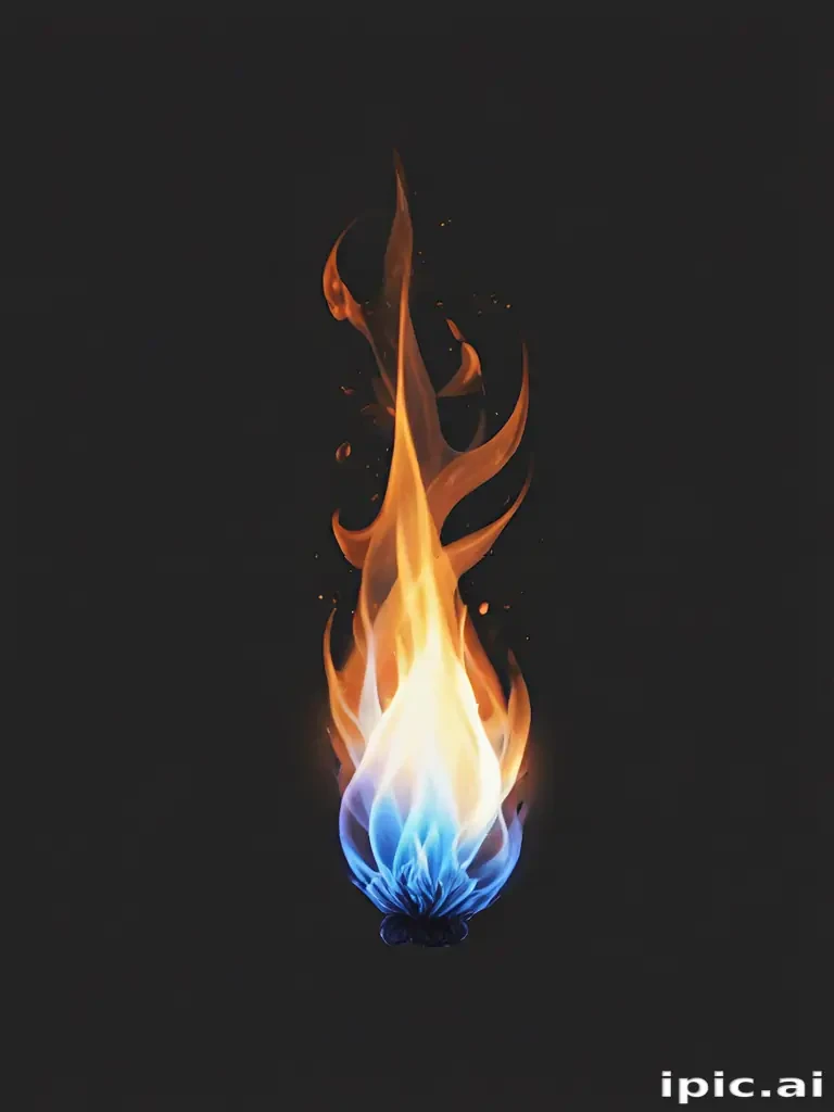 blue flame png