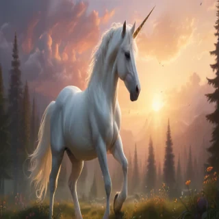 unicorn outline