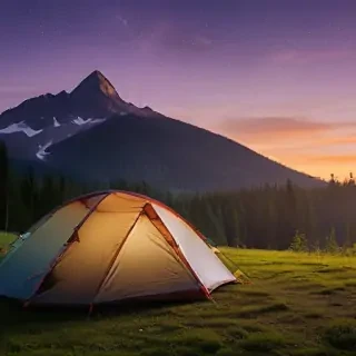 camping background pic