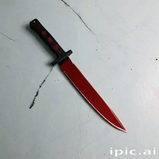 bloody knife aesthetic