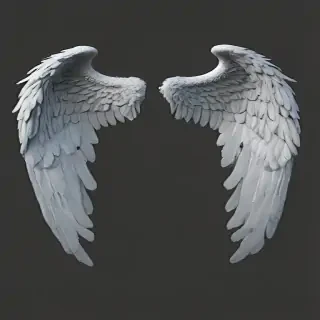 realistic angel wings png