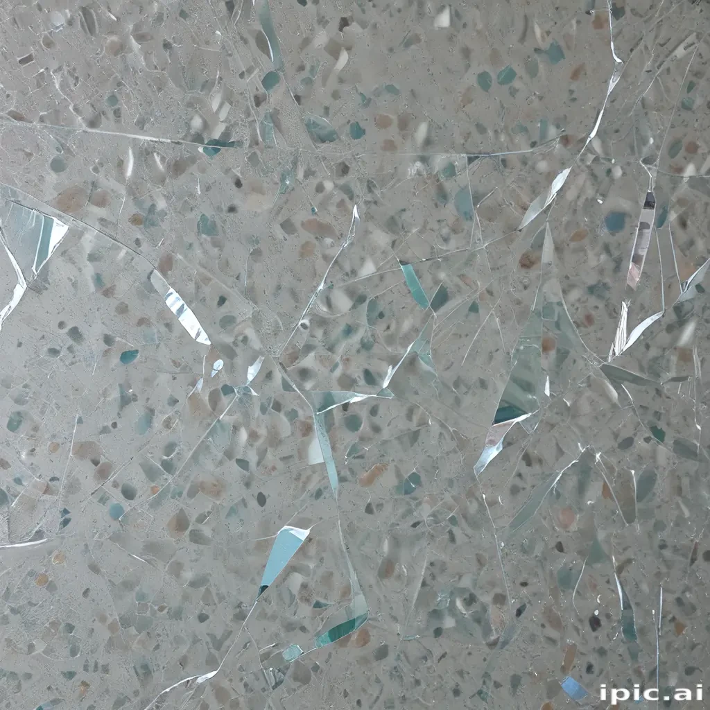 broken glass overlay