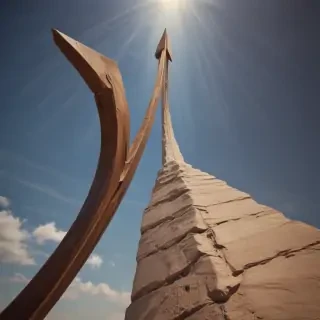 downward arrow
