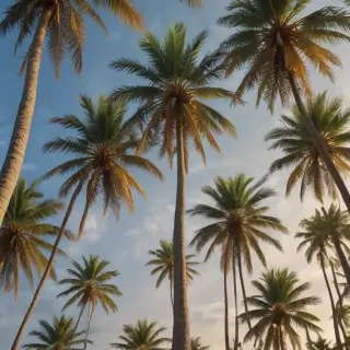 palm trees background