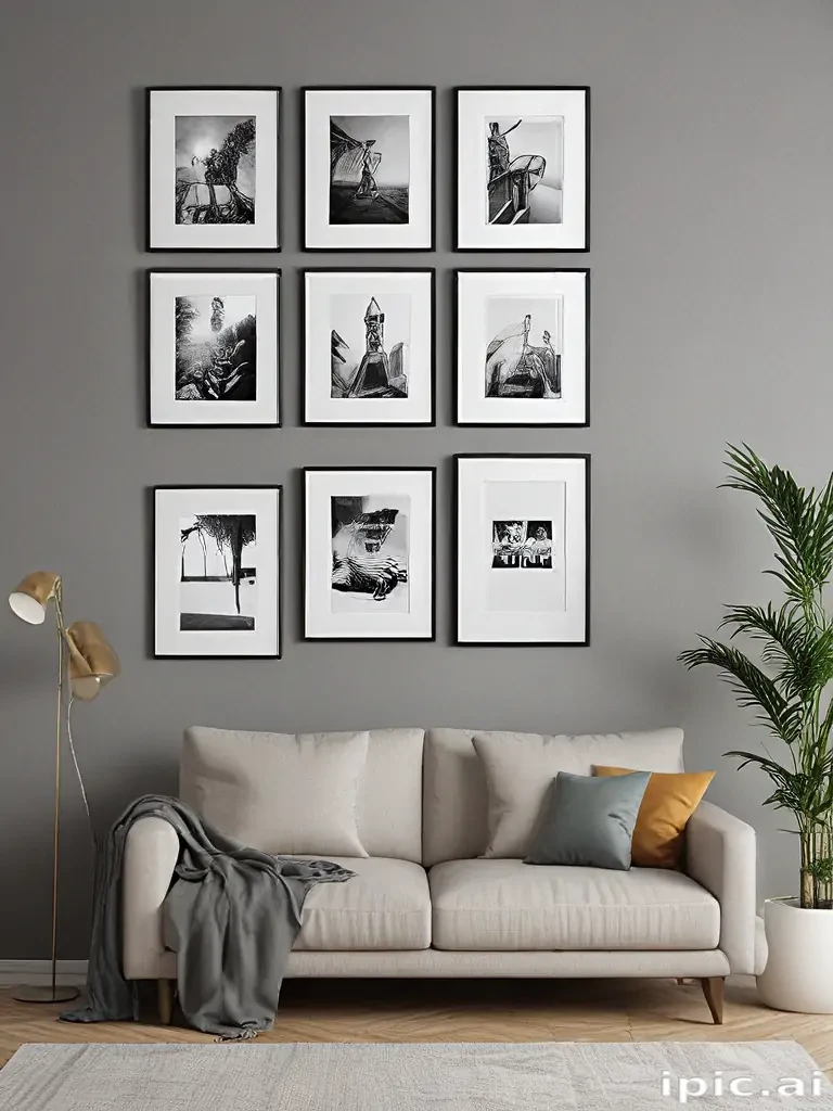 gallery wall mockup