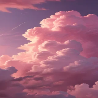 pink cloud aesthetic