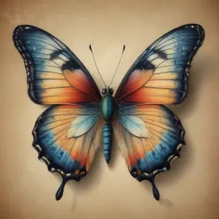 picture of a butterfly drawing