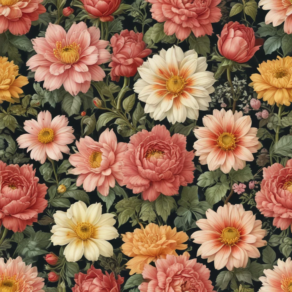 vintage flower illustration