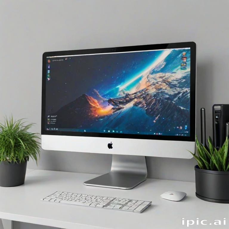 pc screen mockup