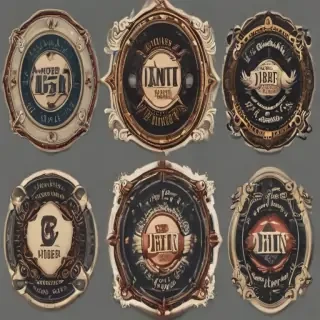 vintage stickers png
