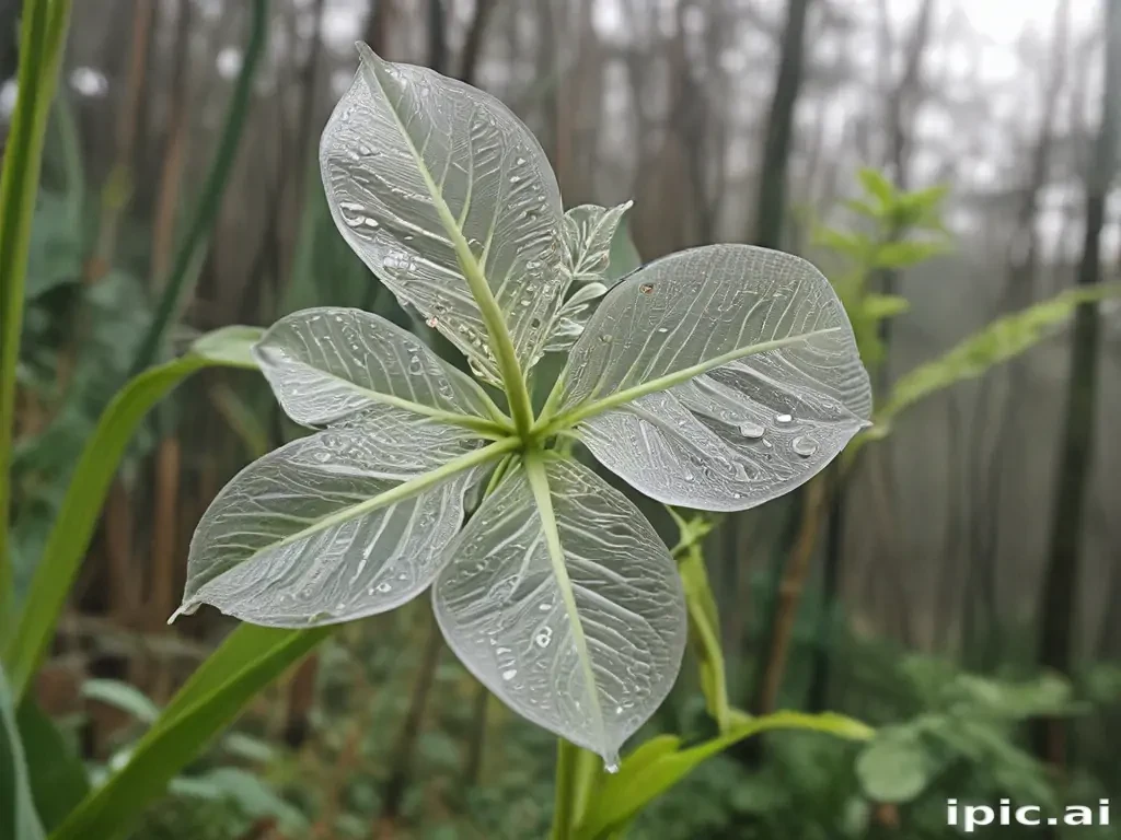 transparent plant