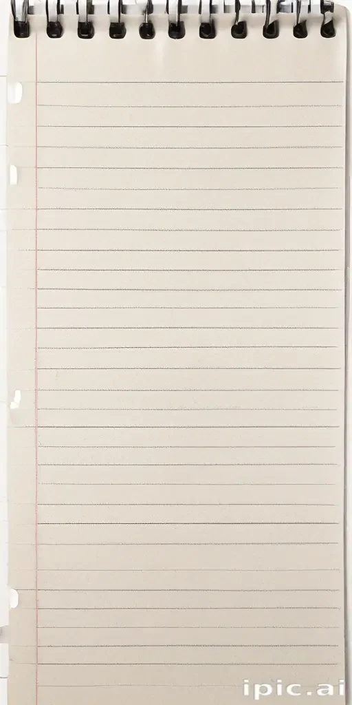 notebook paper png
