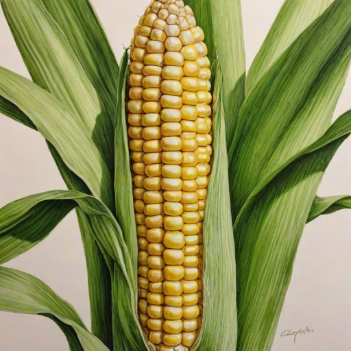corn drawing