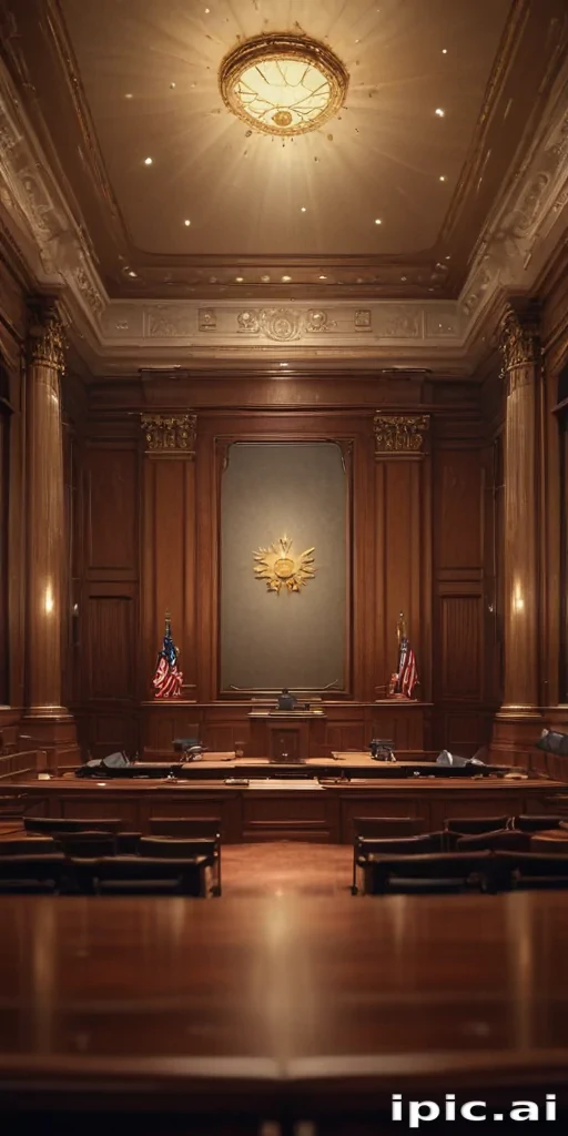 court room background