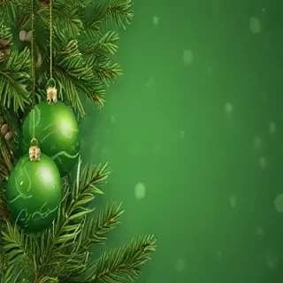 green christmas wallpaper