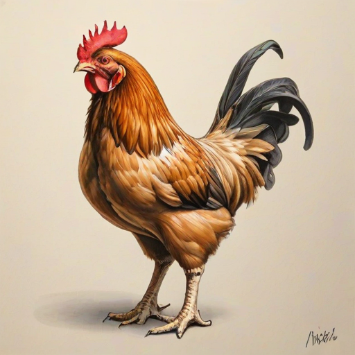 chicken drawing