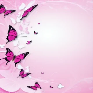 pink butterfly background