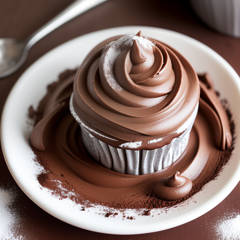 old fashioned chocolate icing with cocoa powder