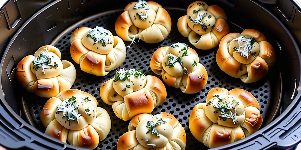 frozen garlic knots in air fryer