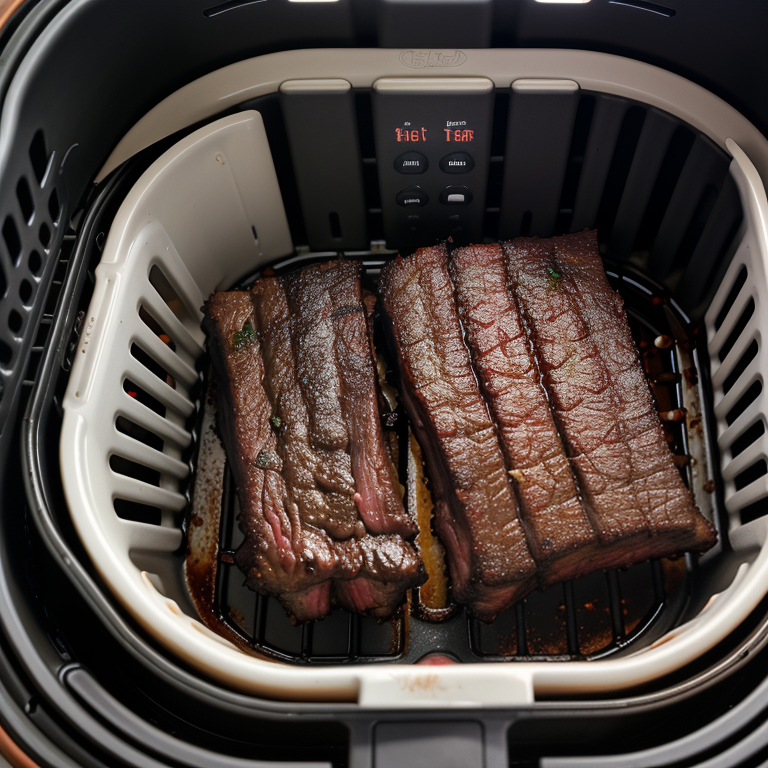 how long to cook beef ribs in air fryer