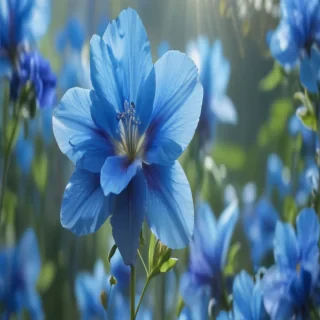 background blue flower