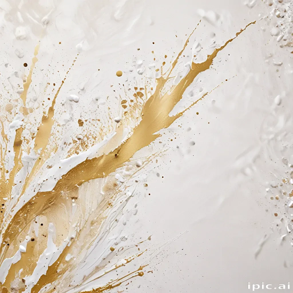 gold and white background