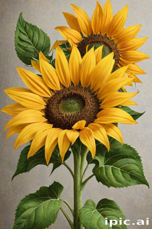 clip art sunflower black and white