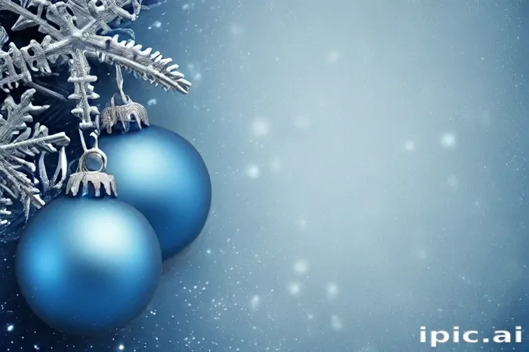 blue christmas bg