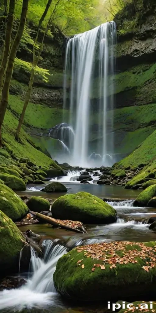 water fall wall paper