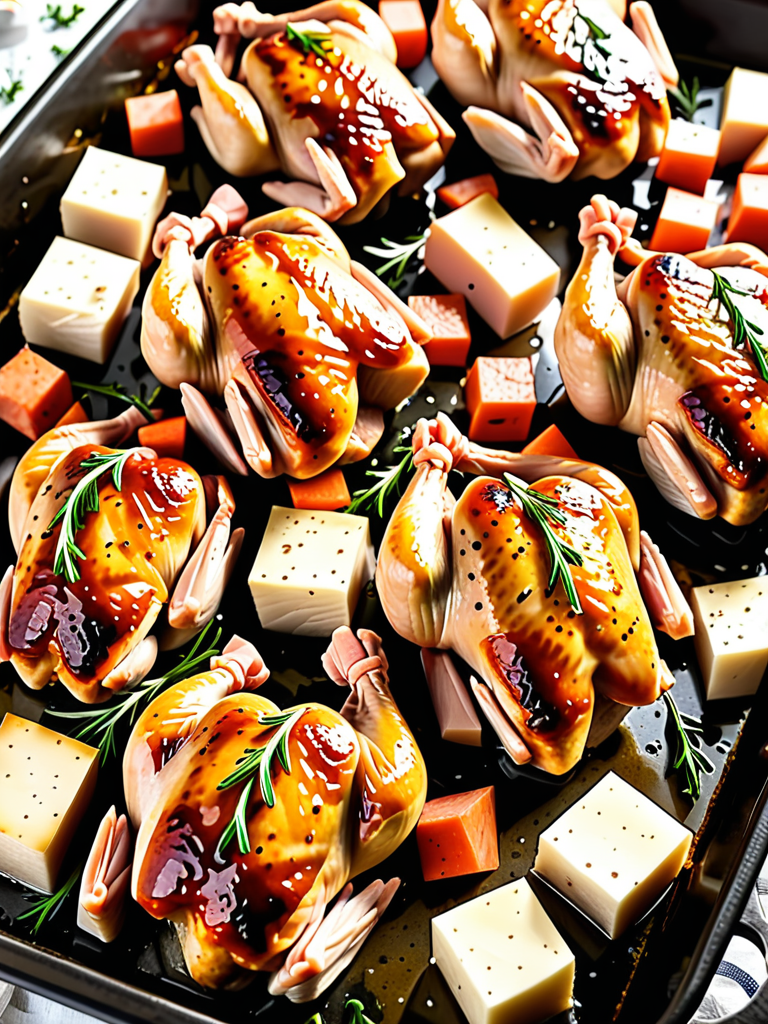 how long to bake cubed chicken