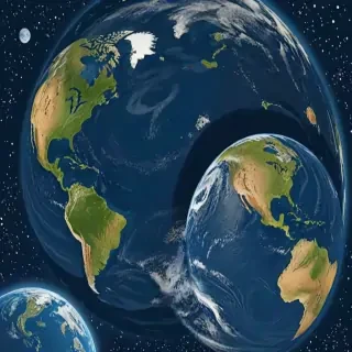 cartoon picture of planet earth